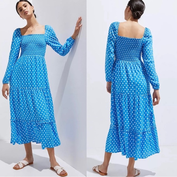 Anthropologie Dolan Laney Maxi Dress Blue, Size Small - Picture 2 of 4